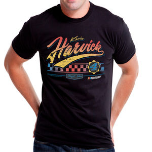 NASCAR Mens Classic Crew Tee - Kevin Harvick - 3 Black by DelSol-1 Pc